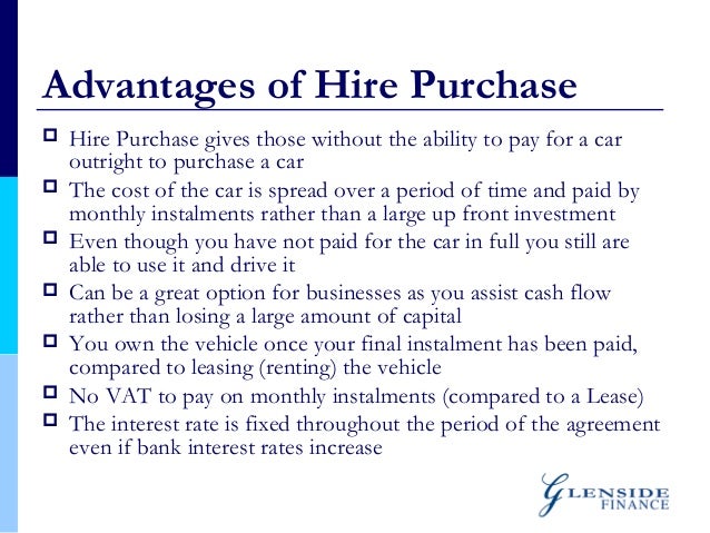Hire purchase system essay
